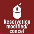 Reservation modified / cancel